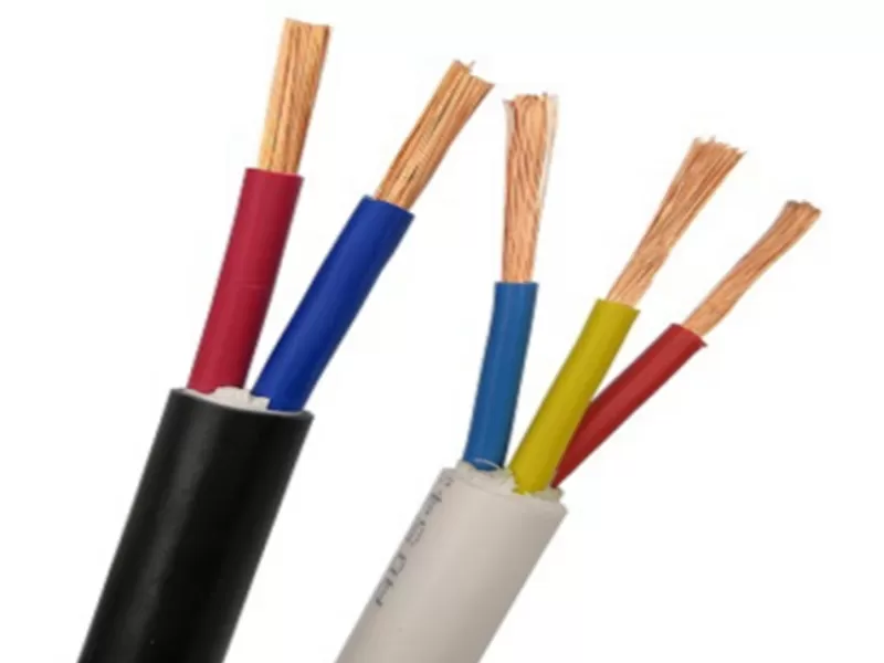 Cable de cable de alimentación eléctrica para construcción de Casa de PVC flexible suave de cobre de múltiples núcleos