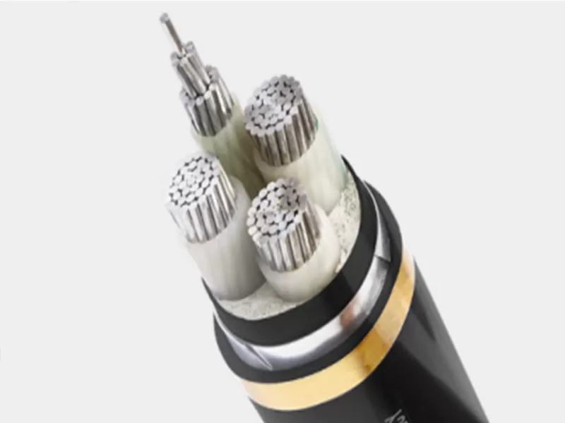 Cable de alimentación blindado LV aislado PVC