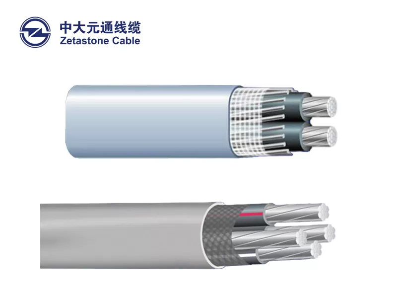Cable de entrada de servicio de aluminio