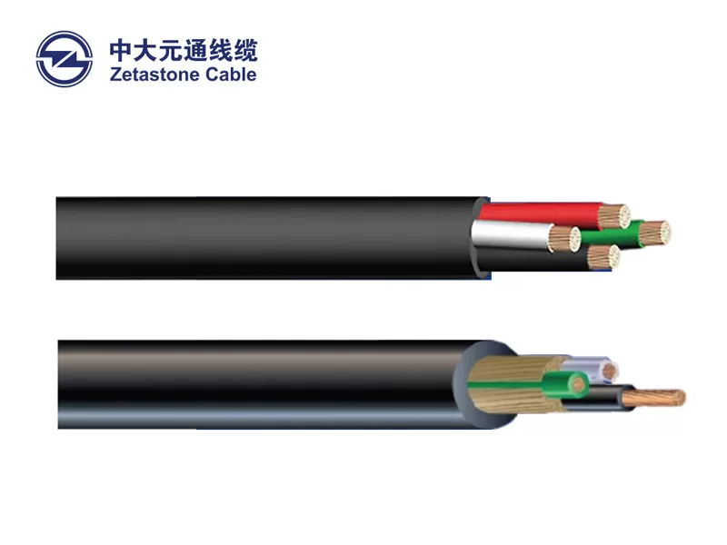 Cable de cobre flexible de 90 °C de 600 voltios