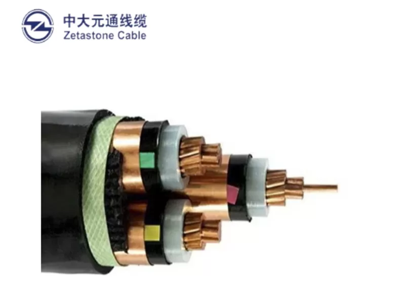 Tres cables centrales para 60502 IEC
