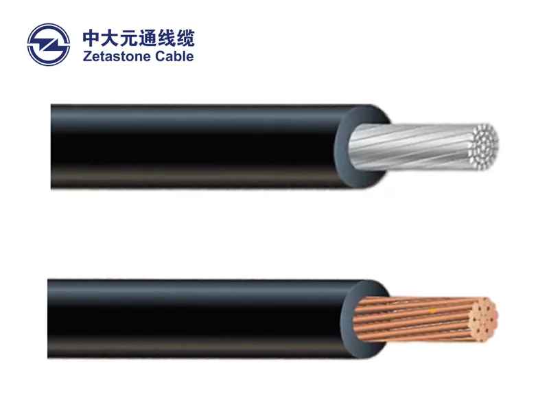 Cable solar PV de aluminio y cobre 600/1000/2000V