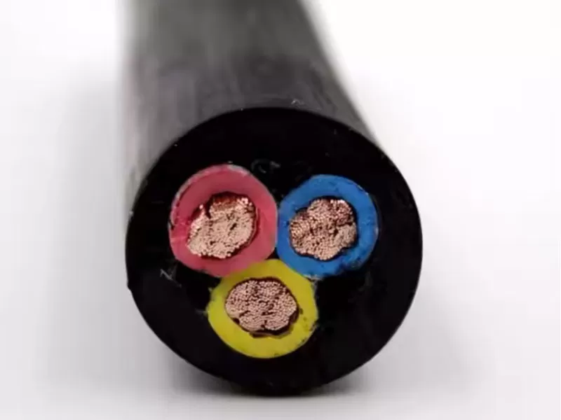 Cable forrado de goma